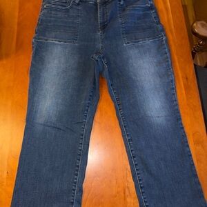NYDJ Women’s Size 16 Cropped Bootcut Jeans 24” Inseam Medium Wash Stretch